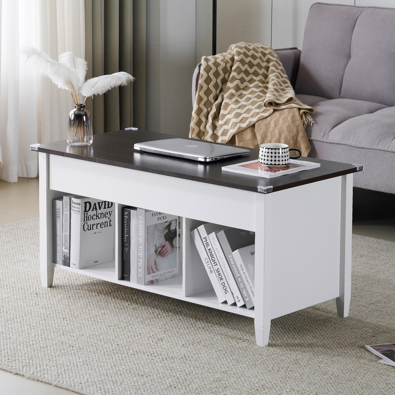 Amazon.com: VINGLI Lift Top Coffee Table with Hidden Storage, 39